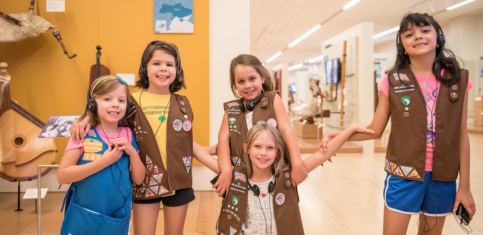 Image of Girl Scouts at MIM